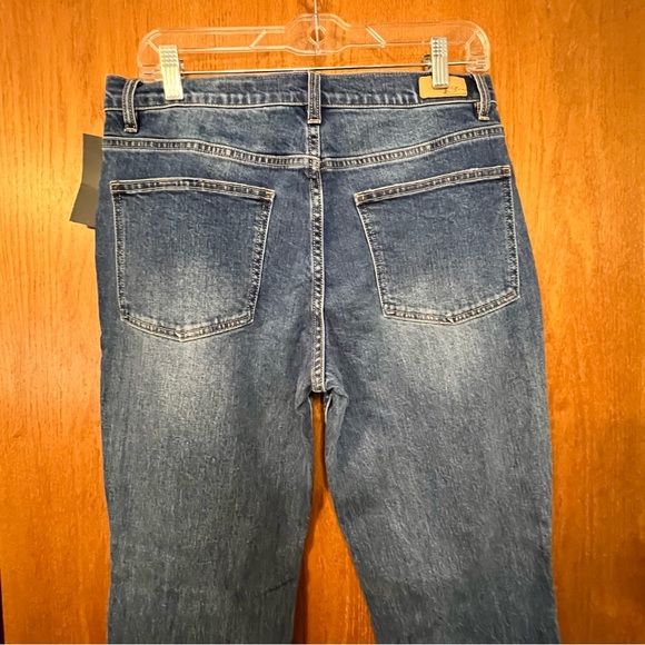 SUPPLIES BY UNION BAY MAREN HI RISE SLIM STRAIGHT LEG JEANS SZ 10 Distressed - Picture 13 of 14